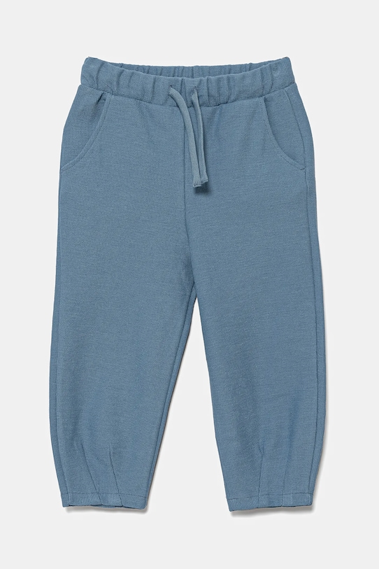 United Colors of Benetton spodnie dresowe bawełniane dziecięce bawełna niebieski 3HJMGF04M.P.Seasonal