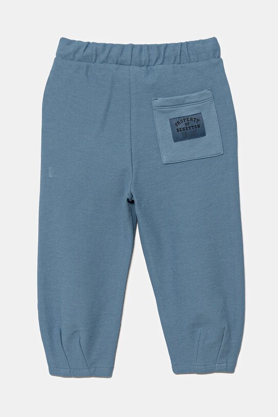 Dětské bavlněné tepláky United Colors of Benetton 3HJMGF04M.P.Seasonal modrá SS25