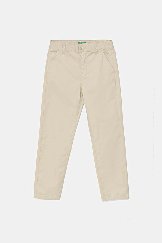 United Colors of Benetton pantaloni copii panza bej 4T48CF011.G.Seasonal