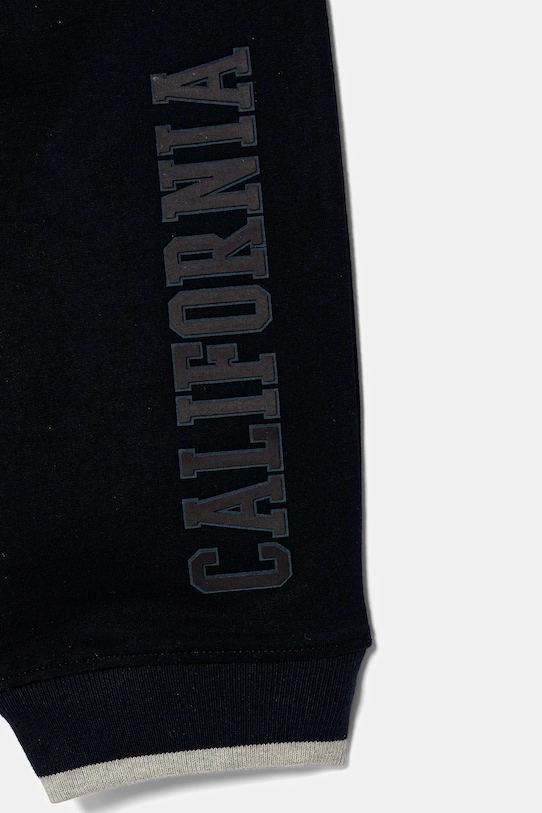 Băieți United Colors of Benetton pantaloni de trening din bumbac pentru copii 3BC1CF065.G.Seasonal bleumarin