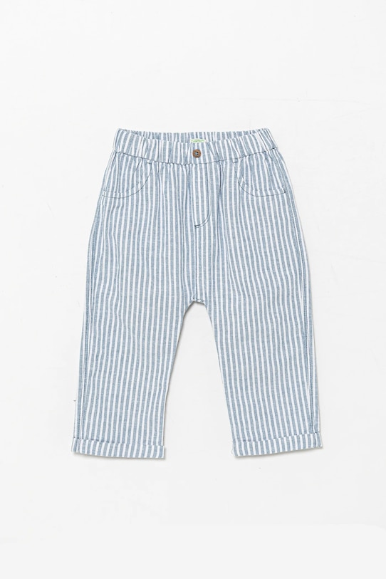 United Colors of Benetton pantaloni de in pentru bebeluși in albastru 4OGMAE008.W.Seasonal