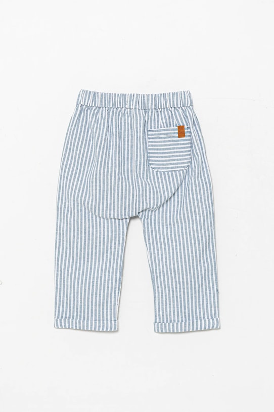 United Colors of Benetton pantaloni de in pentru bebeluși 4OGMAE008.W.Seasonal albastru SS25