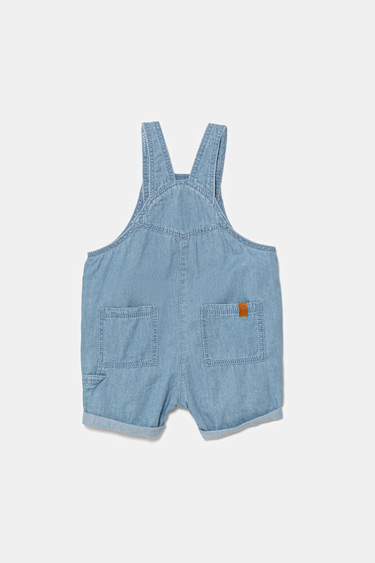 United Colors of Benetton salopete din bumbac pentru copii 4DHJAT01G.W.Seasonal albastru SS25