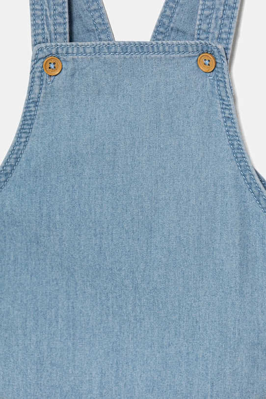 Băieți United Colors of Benetton salopete din bumbac pentru copii 4DHJAT01G.W.Seasonal albastru