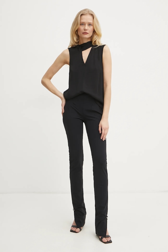 Patrizia Pepe pantaloni 8P0681.JZ26 negru SS25