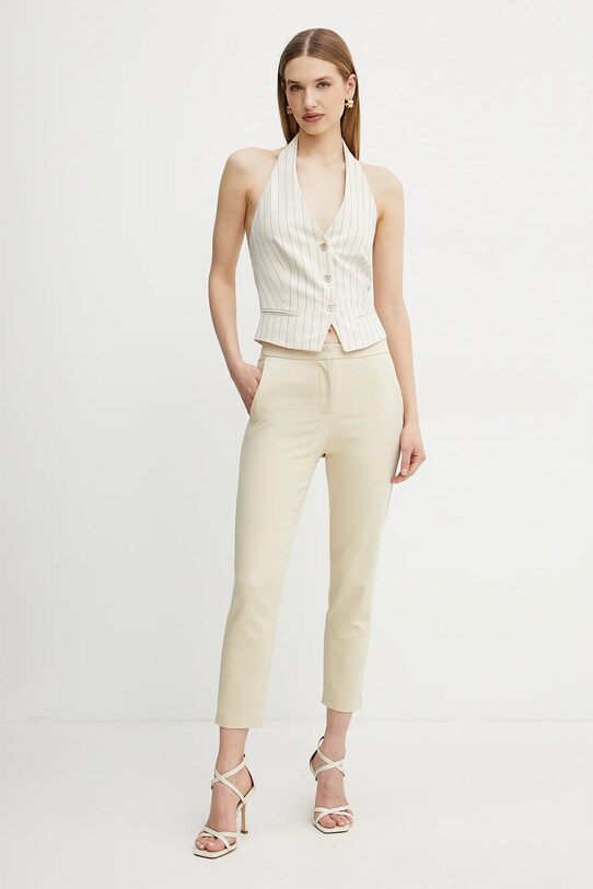 Nohavice Patrizia Pepe 8P0699.A543 béžová SS25