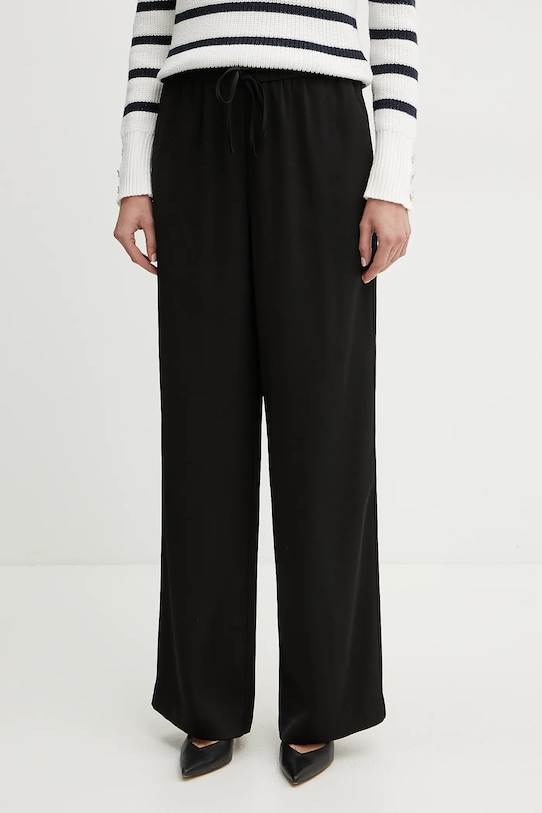 Nohavice Armani Exchange látka čierna XW000143.AF10840