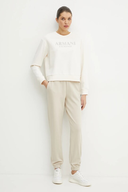 Tepláky Armani Exchange XW000089.AF10172 béžová SS25