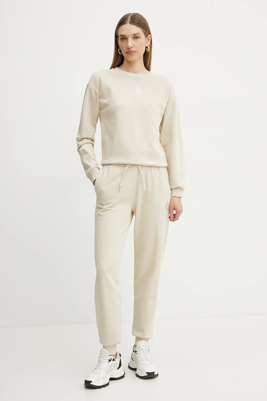 Bavlněné tepláky Armani Exchange XW000319.AF12217 béžová SS25