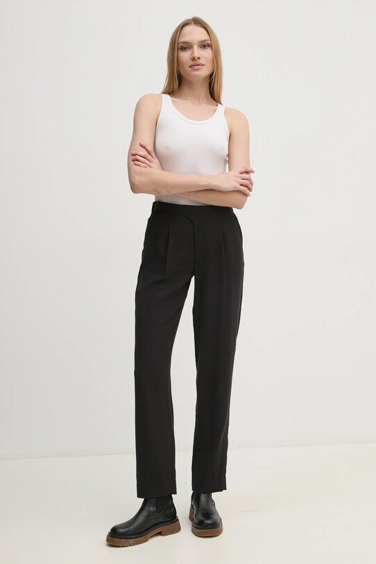Nohavice Calvin Klein Jeans J20J224846 čierna SS25
