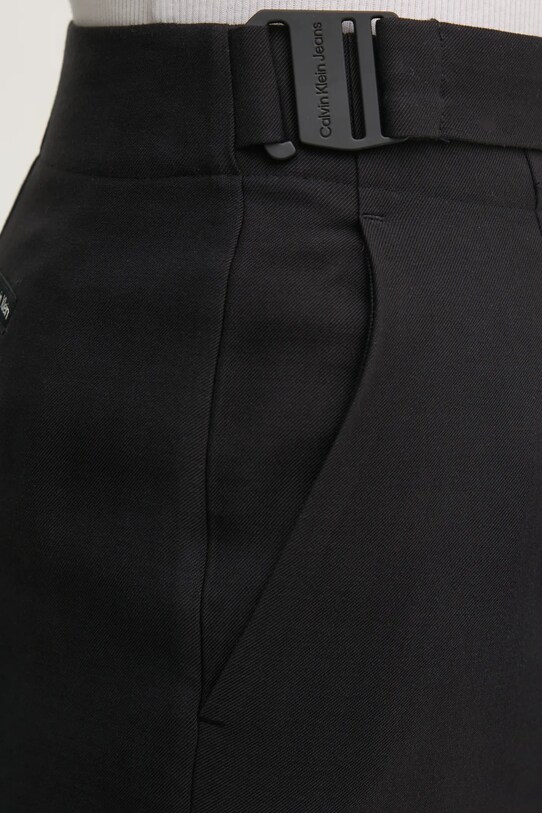 Nohavice Calvin Klein Jeans čierna J20J224846