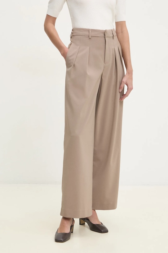 Штани Calvin Klein Jeans прямий бежевий J20J224849
