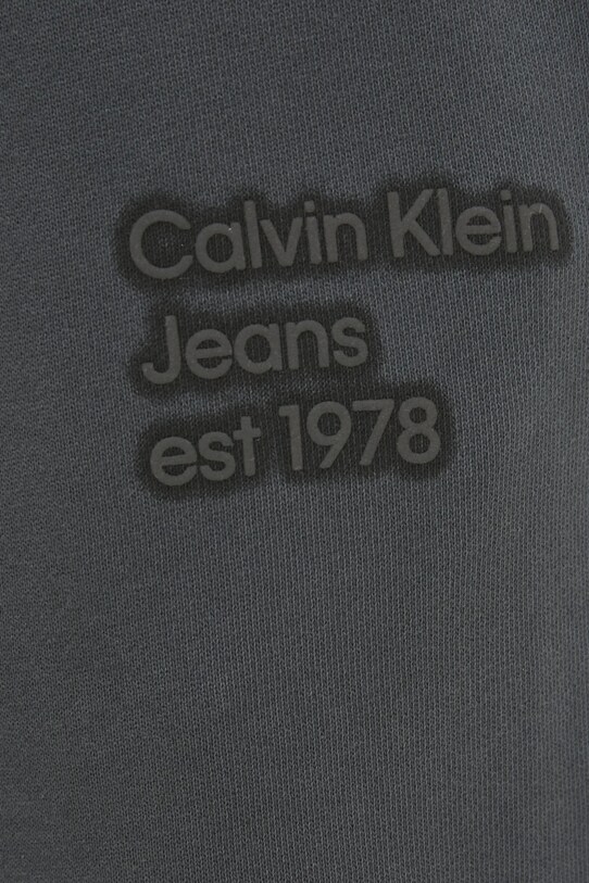 Bavlnené tepláky Calvin Klein Jeans sivá J20J224989