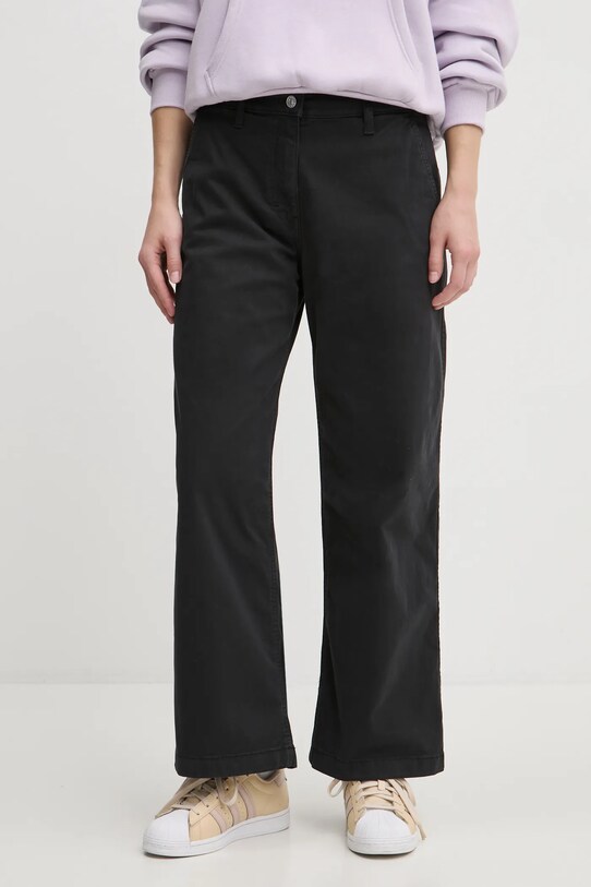 Παντελόνι Tommy Jeans με ελαστάν μαύρο DW0DW20181