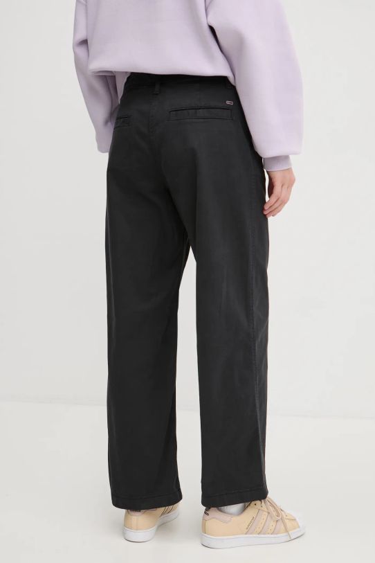 Ρούχα Παντελόνι Tommy Jeans DW0DW20181 μαύρο