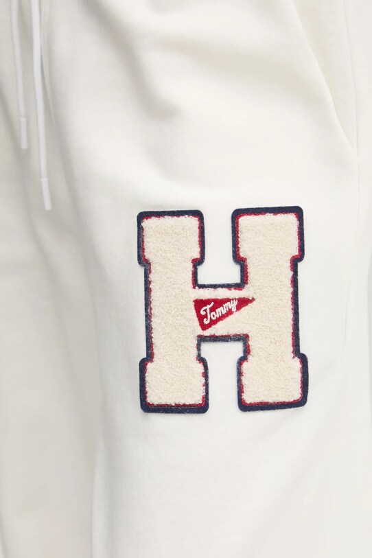 Tommy Jeans pantaloni de trening din bumbac bej DW0DW20558