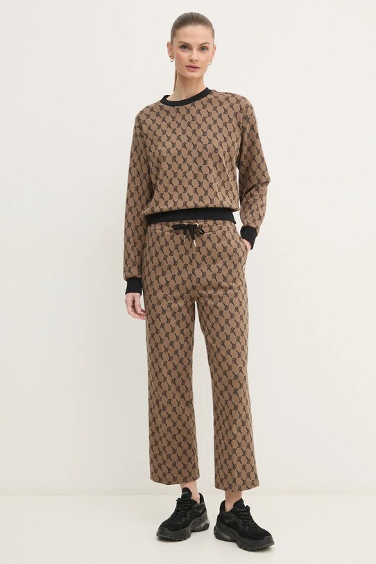 Joop! spodnie dresowe 30044787 brązowy SS25