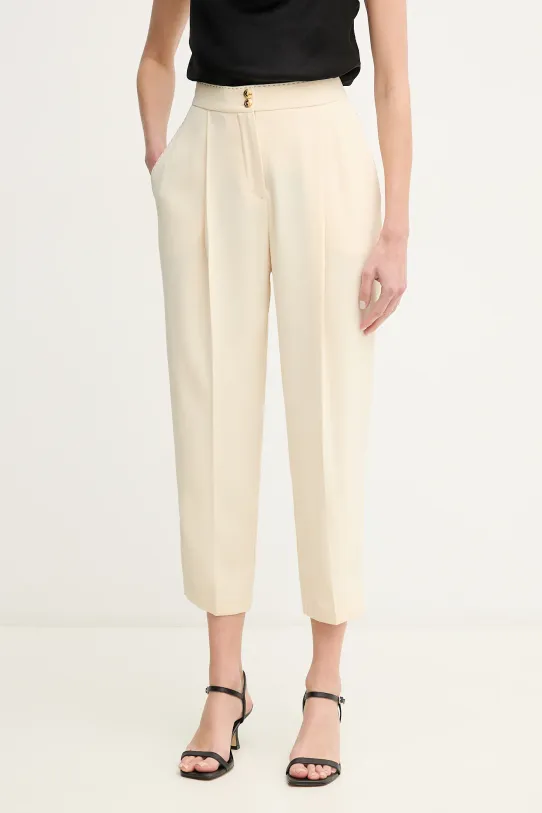 Elisabetta Franchi pantaloni panza galben PA06651E2