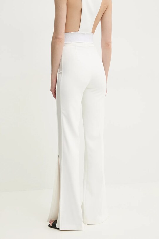 Kalhoty Elisabetta Franchi PA06951E2 bílá SS25