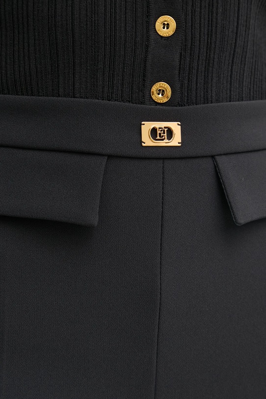 Kalhoty Elisabetta Franchi černá PA07751E2