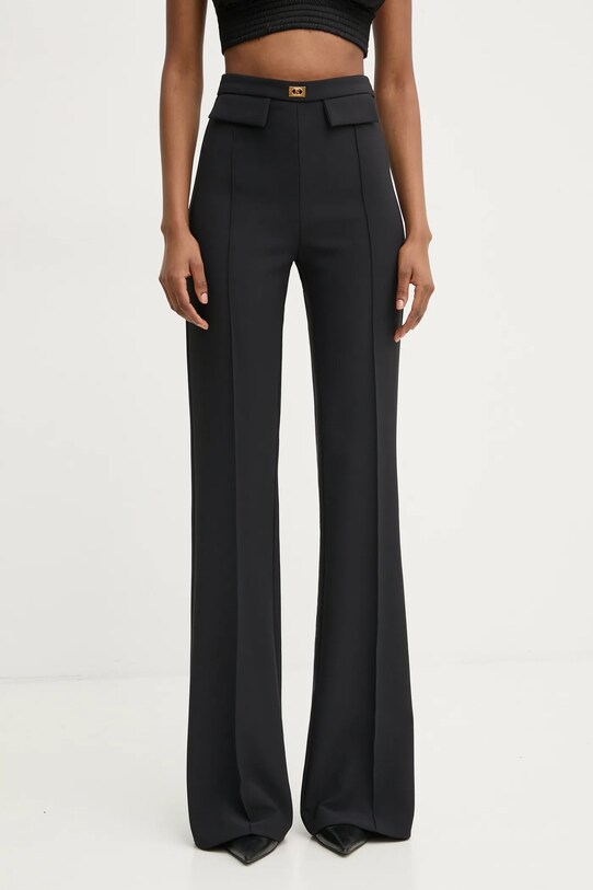 Elisabetta Franchi pantaloni panza negru PA07851E2