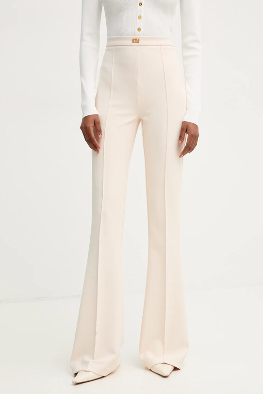 Elisabetta Franchi pantaloni panza bej PA07951E2