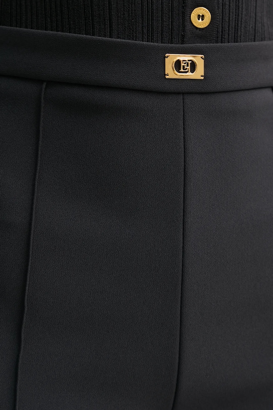 Kalhoty Elisabetta Franchi černá PA07951E2