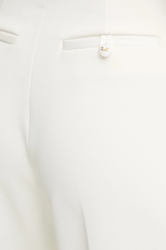 Hlače Elisabetta Franchi bela PA08151E2
