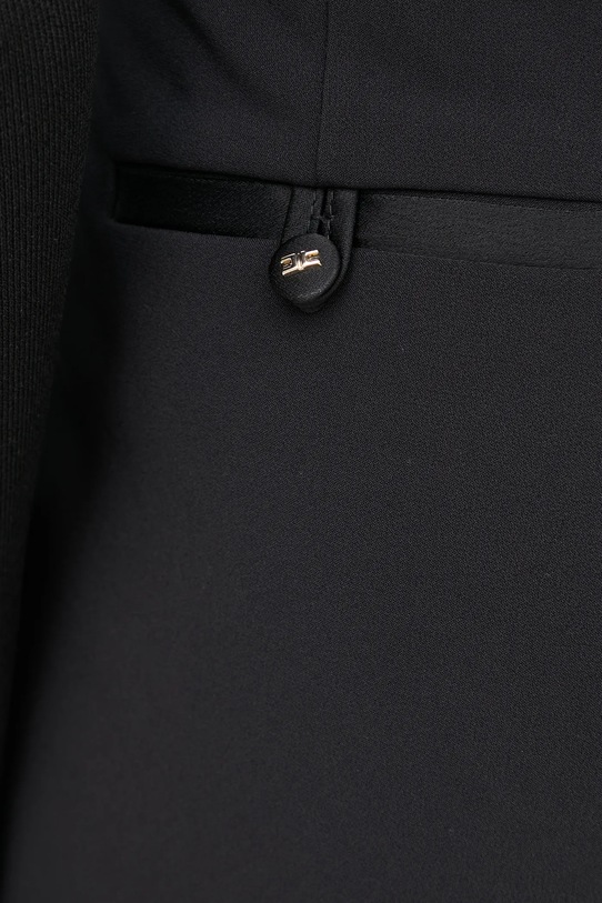 Παντελόνι Elisabetta Franchi PA08151E2 μαύρο