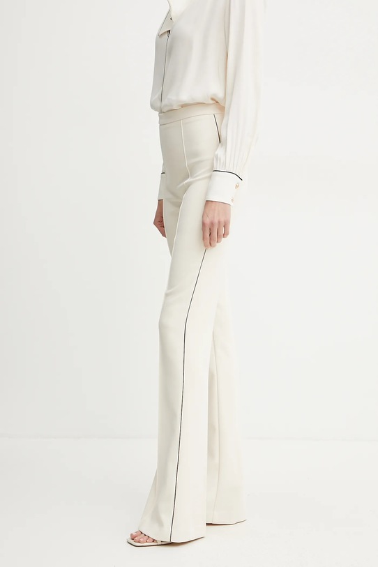 Kalhoty Elisabetta Franchi béžová PA08451E2