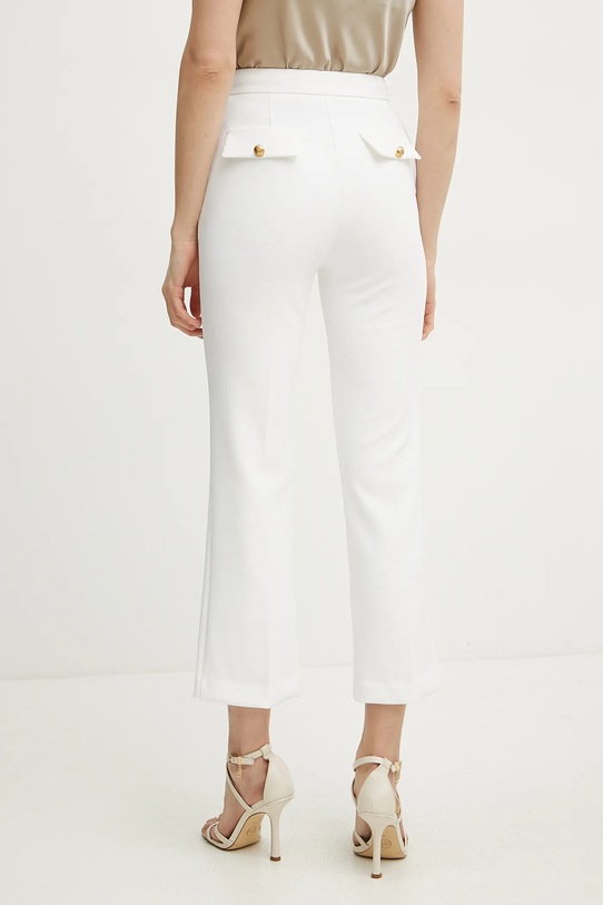 Oblečenie Nohavice Elisabetta Franchi PA08951E2 biela