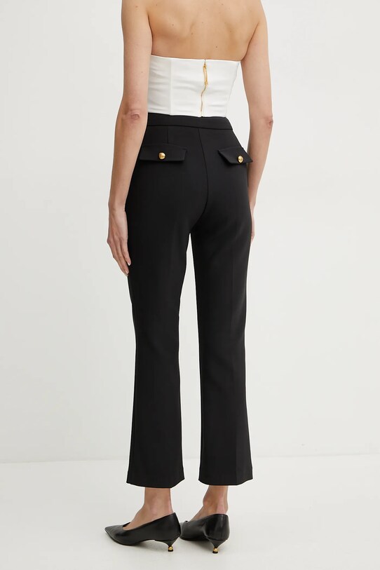 Odzież Elisabetta Franchi spodnie PA08951E2 czarny
