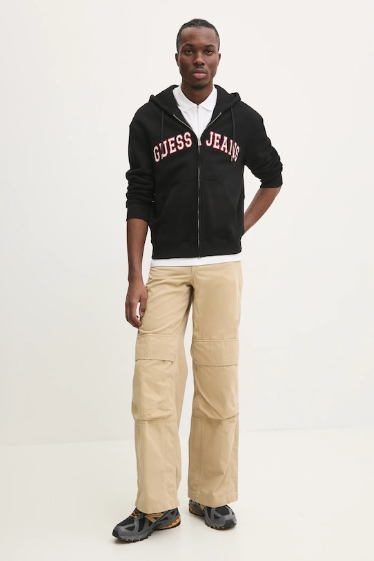 Bavlnené nohavice Hugo Blue 50530833 béžová SS25