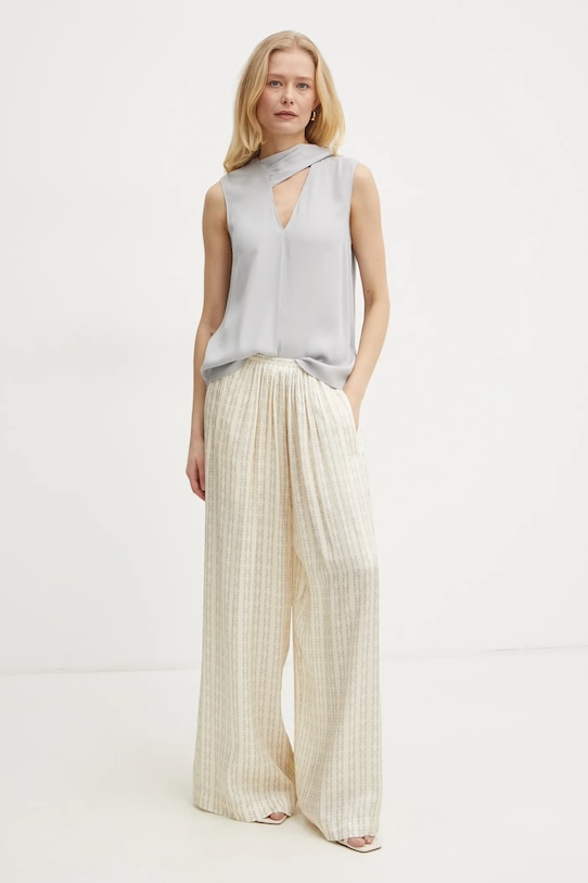 Forte Forte pantaloni 13628.my.pants bej SS25