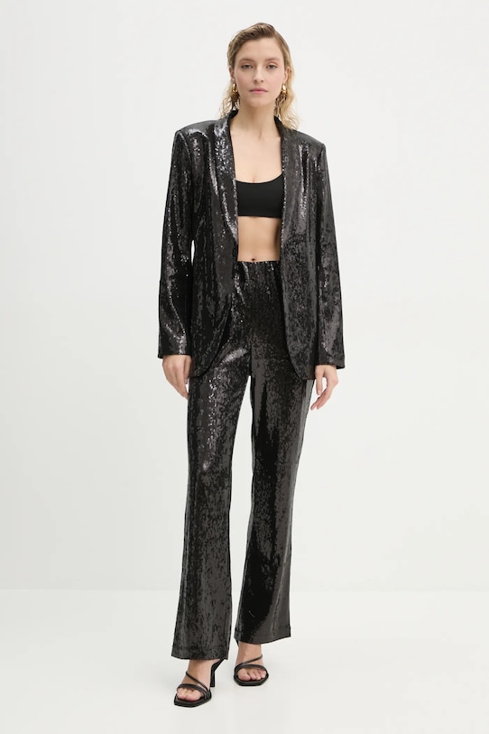 Bruuns Bazaar pantaloni BBW4072 negru SS25