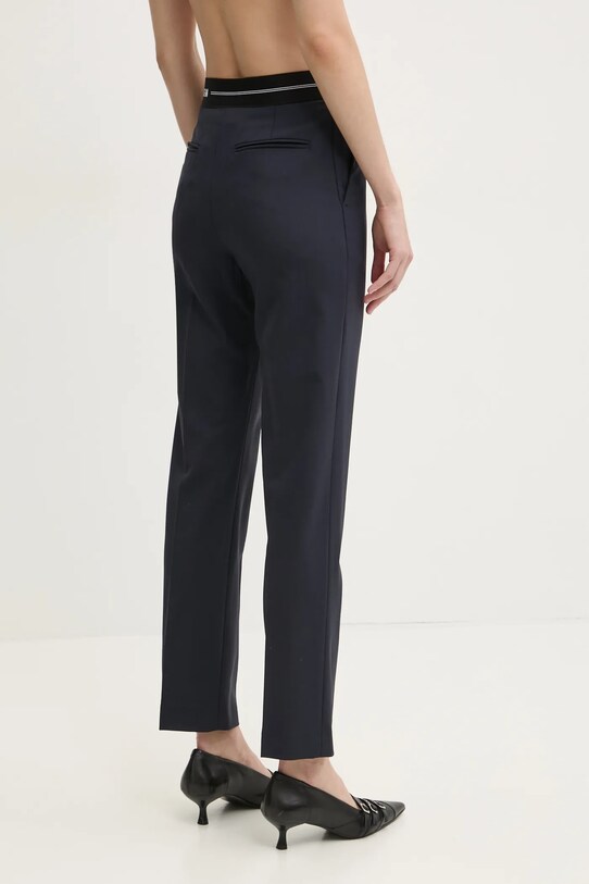 Одежда Шерстяные брюки MSGM 3841MDP13.257127 тёмно-синий