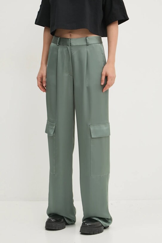 HUGO pantaloni drept verde 50530080