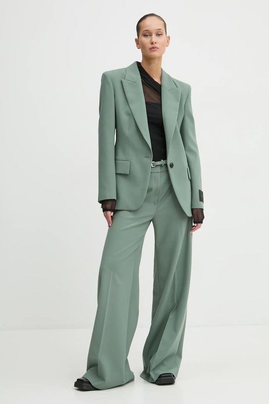 HUGO pantaloni 50530147 verde SS25
