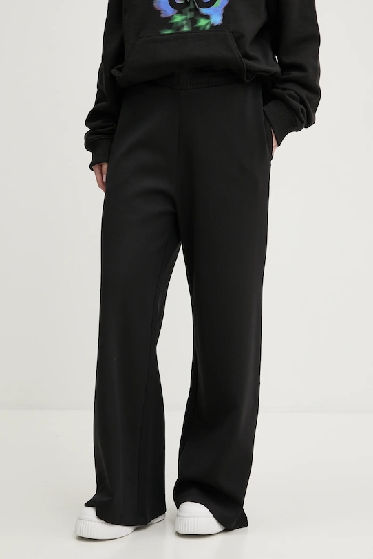 HUGO pantaloni de trening cu elastan negru 50530447