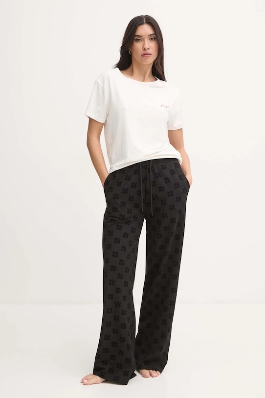 Спортен панталон HUGO 50531676 черен SS25