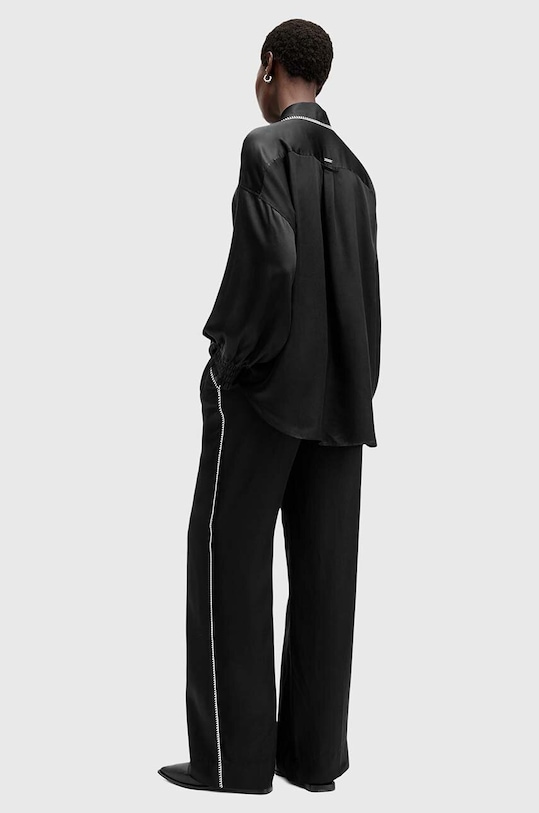 Παντελόνι από μετάξι AllSaints CHARLI W010TB
