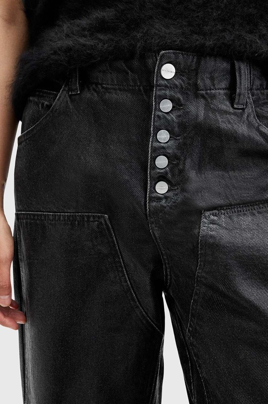 Odzież AllSaints spodnie bawełniane TAY CARPENTER W022EB czarny