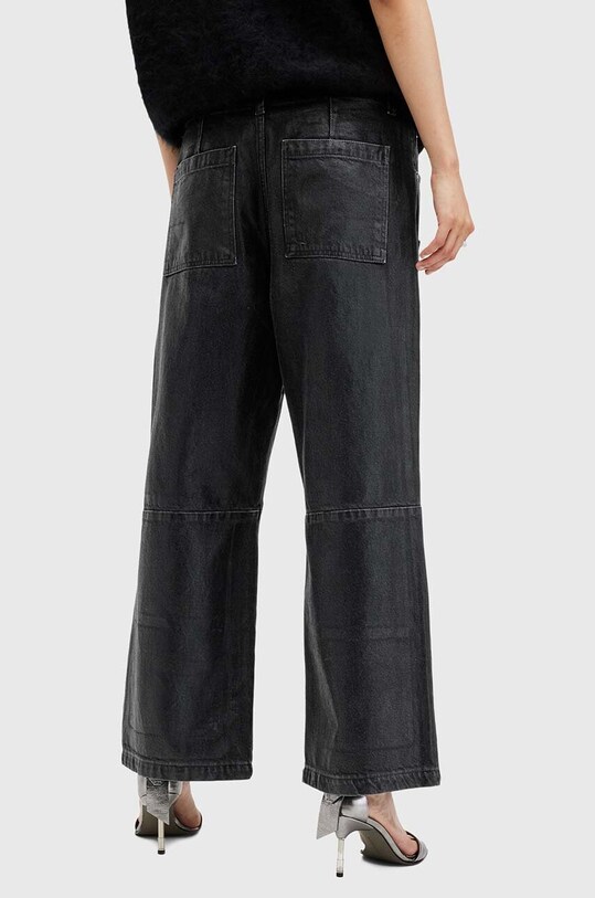 AllSaints pantaloni de bumbac TAY CARPENTER W022EB negru