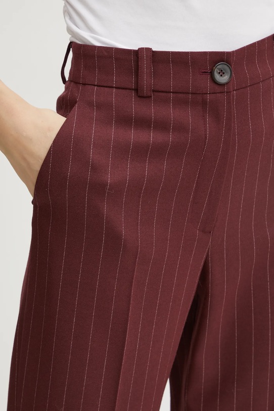 Kalhoty La Mania DEVIN burgundské DEVIN