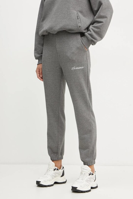 La Mania pantaloni de trening RIDGE tricotaj gri RIDGE
