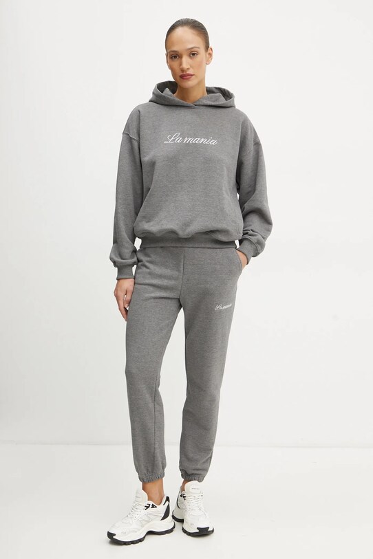 La Mania pantaloni de trening RIDGE RIDGE gri SS25