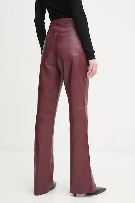 Îmbrăcăminte Gestuz pantaloni de piele 10909798 rosu