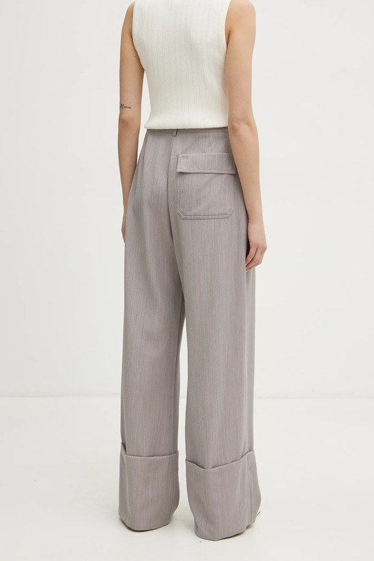 Oblečení Vlněné kalhoty Victoria Beckham 1125WTR006059A béžová