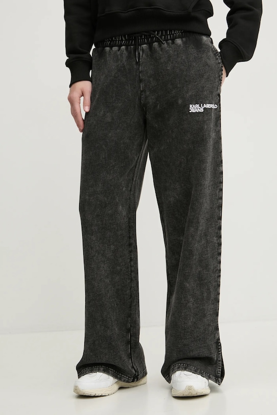 Karl Lagerfeld Jeans pantaloni bumbac gri A1W10057