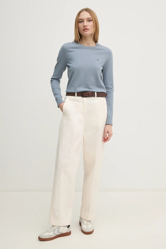 Džíny Tommy Hilfiger WW0WW43809 béžová SS25